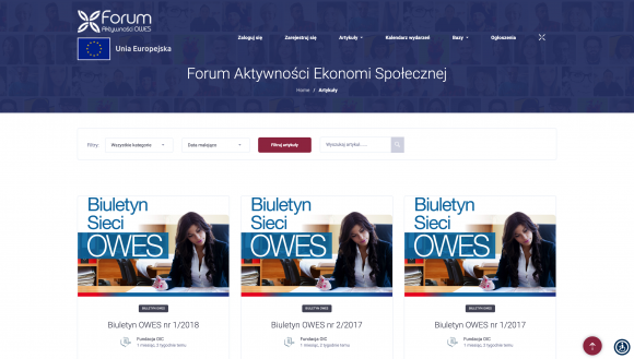 Zapraszamy na nową Interaktywną Platformę Współpracy Sieci OWES