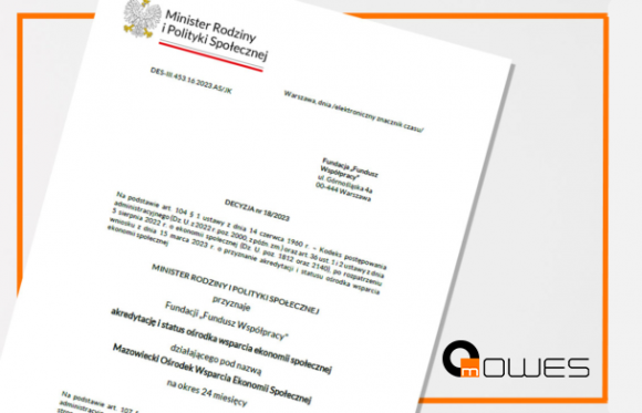 mOWES accredited by the Ministry of Family and Social Policy!