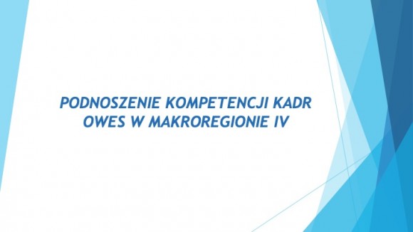 Improving the competences of OWES staff (Macroregion IV)