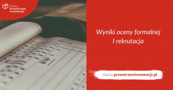 Śląska Przestrzeń Innowacji – nabór fiszek zakończony. Przedstawiamy wyniki oceny formalnej.